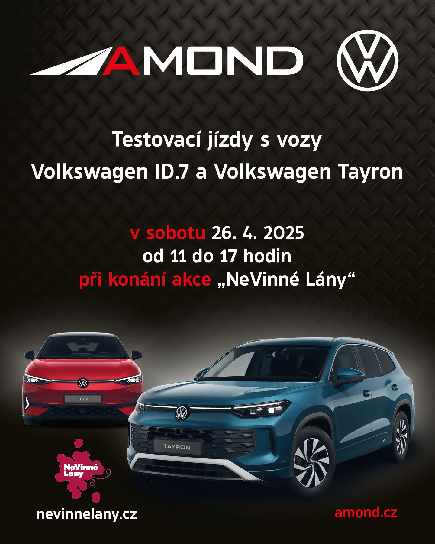 Testovací jízdy Volkswagen - NeVinné Lány