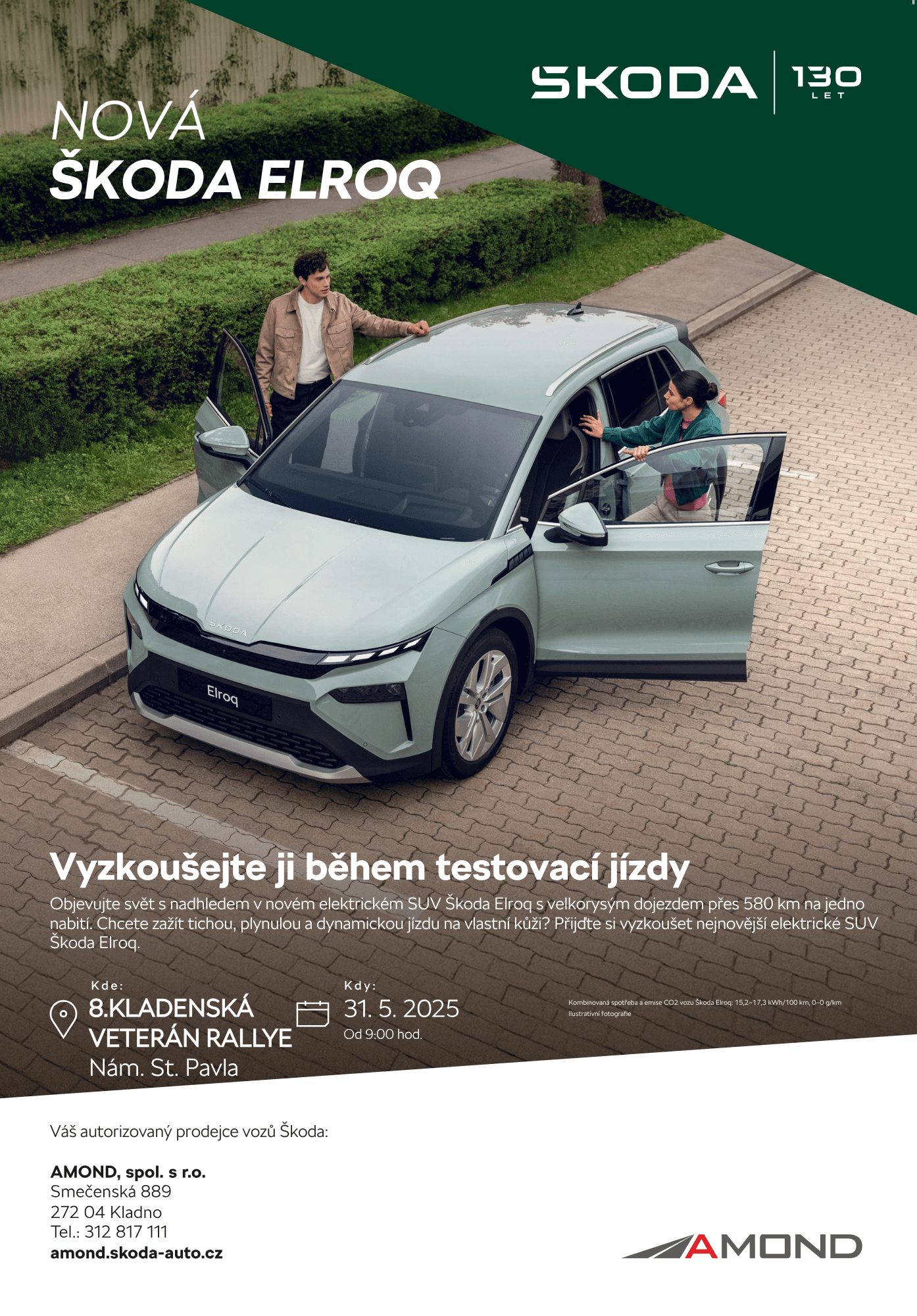Testovací jízdy s vozy Škoda - 8. KLADENSKÁ VETERÁN RALLYE