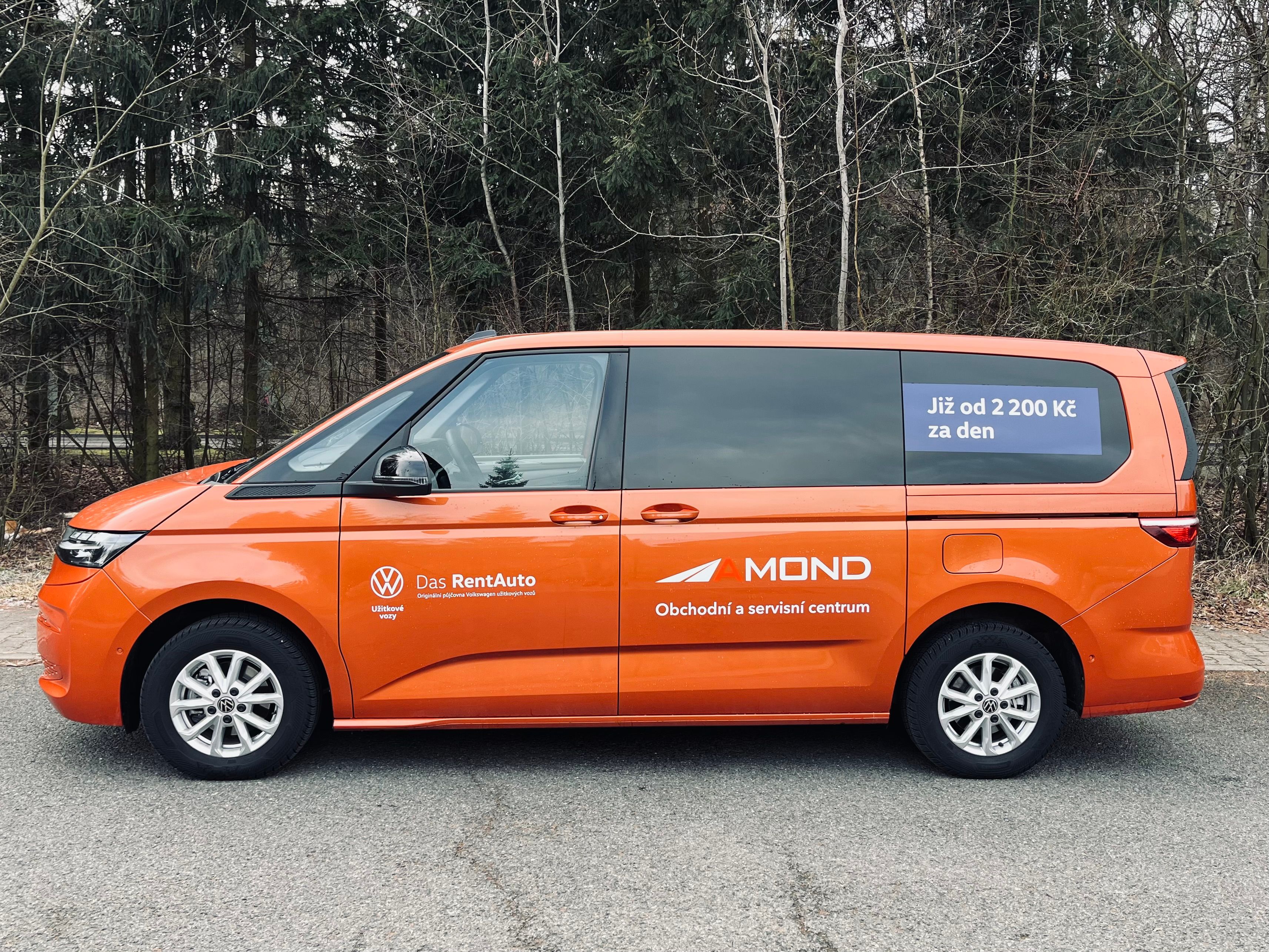 Volkswagen Multivan Oranžová Energetic