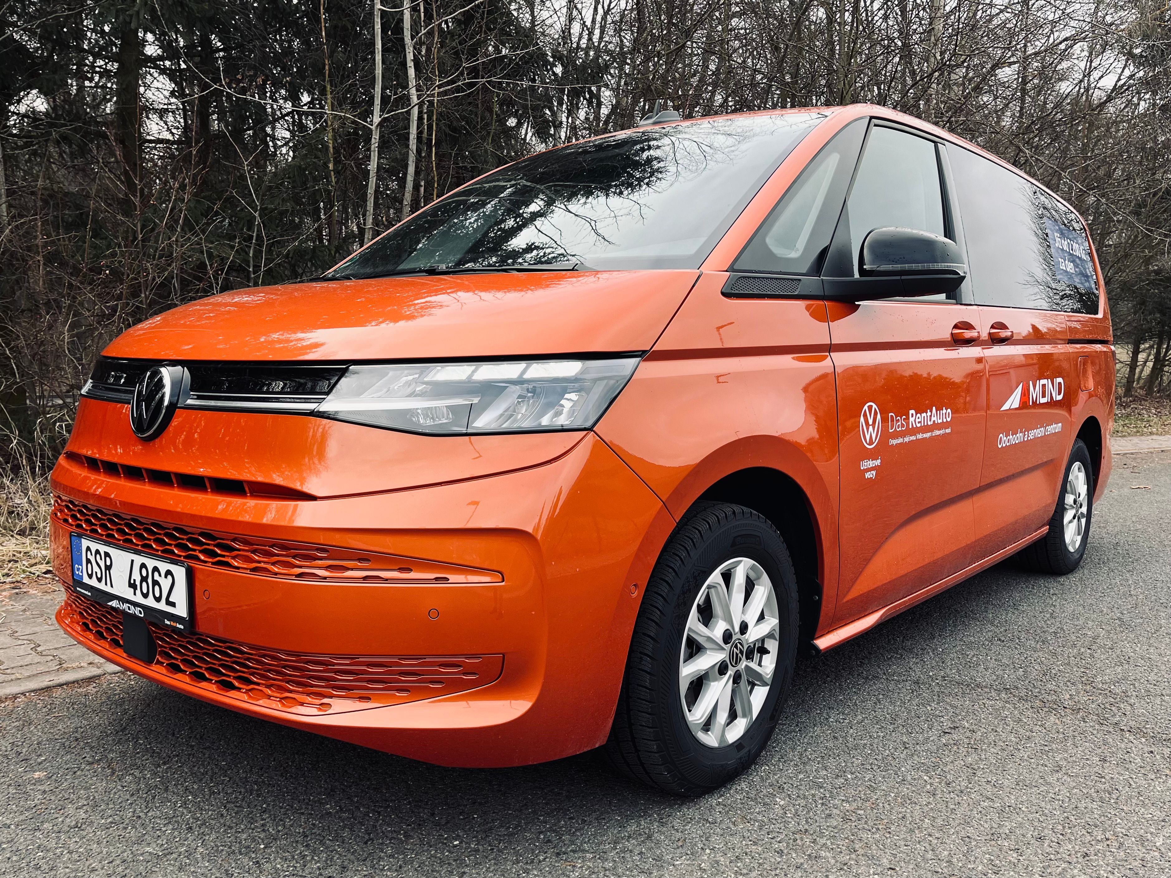 Volkswagen Multivan Oranžová Energetic