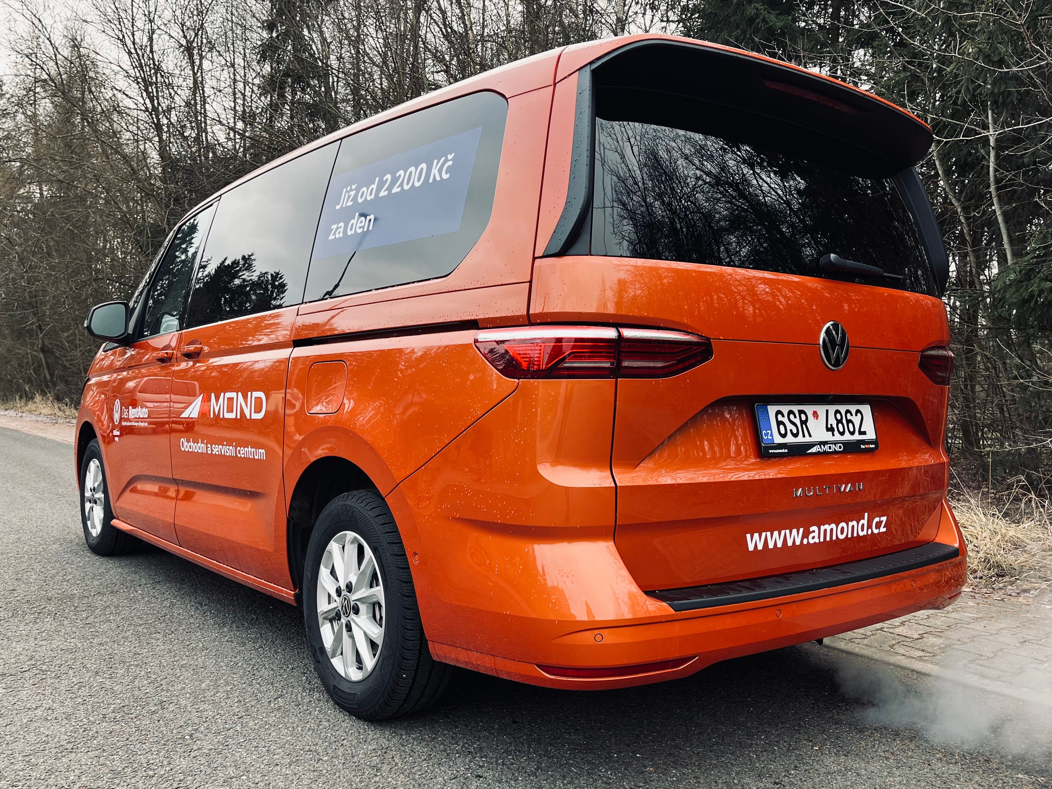 Volkswagen Multivan Oranžová Energetic